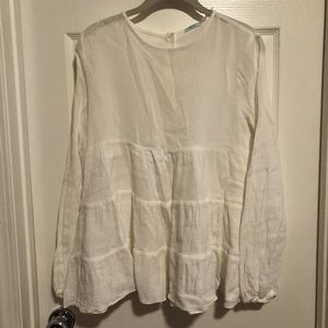 White long sleeve blouse